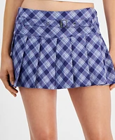 Madden Girl Juniors' Pleated Mini Skirt