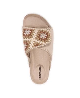Muk Luks Women's Gigi Crochet Slide Sandal