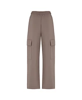 Nocturne Women's Cargo Pants with Elastic Waistband