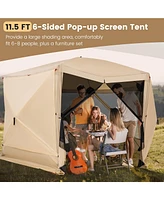 Slickblue 11.5 X Ft Pop-up Screen House Tent with Portable Carrying Bag