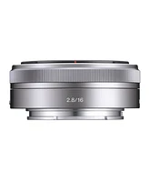 Sony 16mm f/2.8 Alpha E-Mount Wide-Angle Lens (Silver)