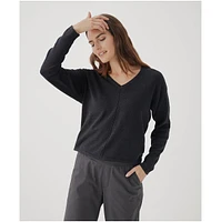 Pact Plus Cotton Classic Fine Knit Relaxed Sweater