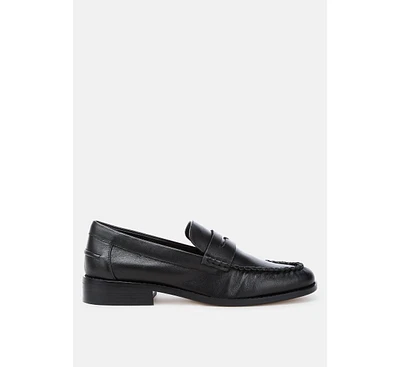 Rag & Co Plavia genuine leather loafers