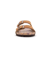 Muk Luks Women's Tessa Tera Turf 2 Strap Slide Sandal