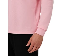 Lacoste Men's Waffle-Knit Thermal Sleep Shirt