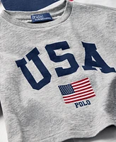 Polo Ralph Lauren Toddler & Little Girls Team Usa Cotton Jersey Boxy Tee