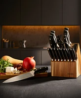 Chicago Cutlery Insignia Classic 18-pc Knife Set with Block and Built-In Sharpener