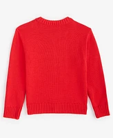 Epic Threads Girls Knit-In Bow Crewneck Sweater, Created for Macy's