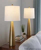 Lumisource Maya 27" Contemporary Metal - Set of 2 Table Lamp