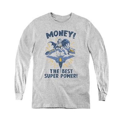 Dc Comics Boys Youth Money Long Sleeve Sweatshirts