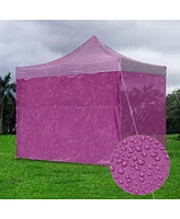 InstaHibit Sidewall Block Out UV50+ Fit 10x10Ft Pop up Canopy 1 Piece Patio