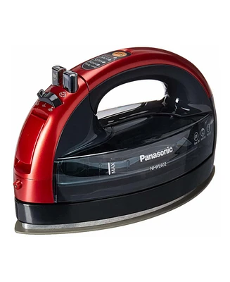 Panasonic 360-Degree Ceramic Cordless Freestyle Iron (Metallic Red)