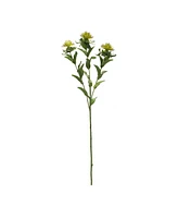 Slickblue Green Thistle Floral Spray (Set of 6)