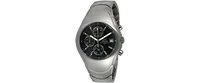 Gino Franco Men's Round Stainless Steel Chronograph Bracelet Watch