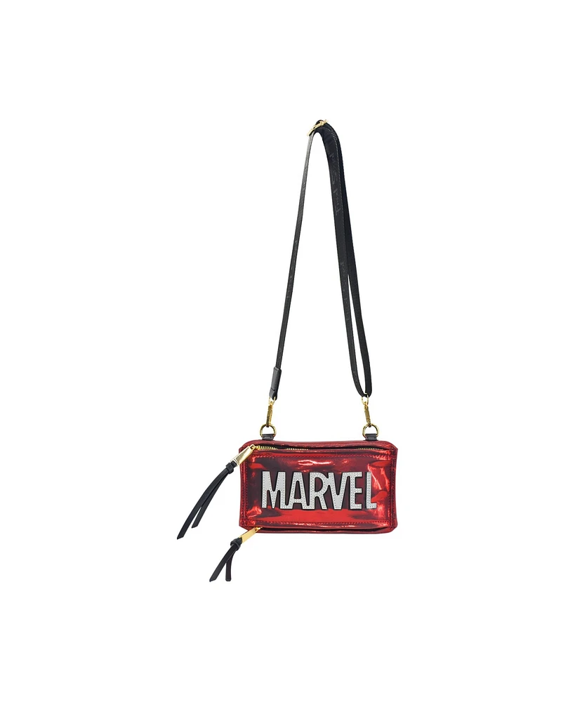 Fred Segal Marvel Marvel Brick shoulder Bag.