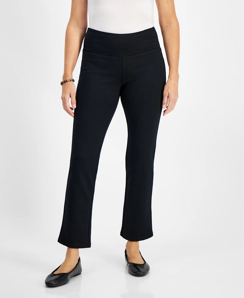 Style & Co Plus Ponte Straight-Leg Pants, Created For Macy's