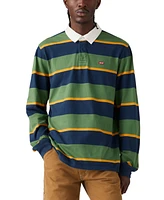 Levi's Men's Relaxed-Fit Long Sleeve Striped Rugby Shirt