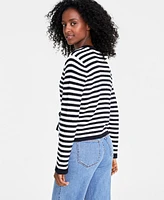 On 34th Women's V-Neck Patch-Pocket Cardigan, Created for Macy's