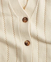 On 34th Women's Pointelle-Stitch Cardigan, Created for Macy's