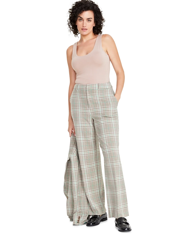 On 34th Women's High Rise Wide-Leg Trousers, Created for Macy's