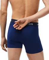 Lacoste Men's 5pk. Regular-Fit Stretch Logo Band Boxer Briefs