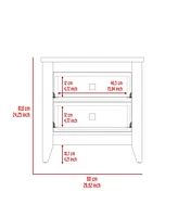 Fm Furniture Breeze Four-Legged Modern Bedroom Nightstand