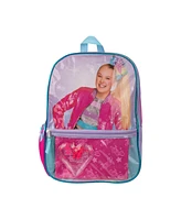 Jojo Siwa Music Pink Blue and Purple 5-Piece Backpack Set