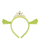 Shrek Fiona Ogre Crown Ears Headband and Heart Necklace Set