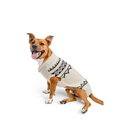 Chilly Dog Alpaca Cream Wyatt Dog Sweater