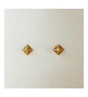 Astor & Orion Pyramid Studs Gold