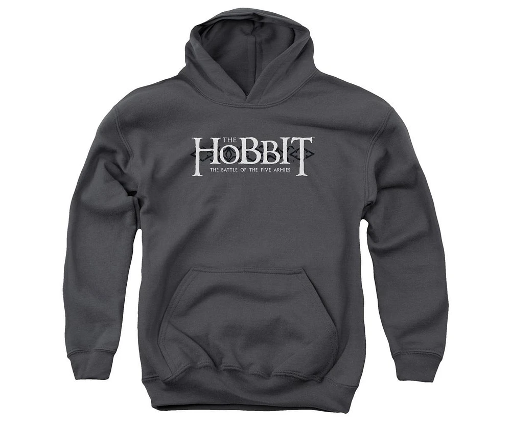 Hobbit Boys Youth Ornate Logo Pull Over Hoodie / Hooded Sweatshirt