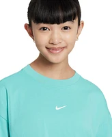 Nike Big Girls Sportswear Cotton Oversized T-Shirt