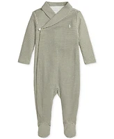 Polo Ralph Lauren Baby Shawl-Collar Houndstooth Coverall