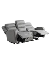 Relax A Lounger 77.2"W Polyester Akron Power Reclining Sofa