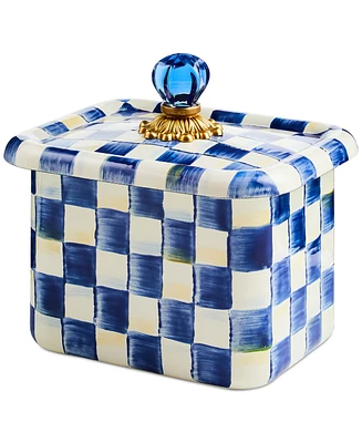 Mackenzie-Childs Royal Check Recipe Box