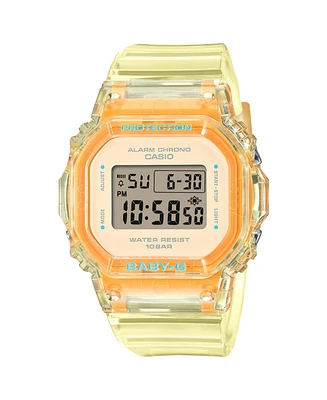 G-Shock Baby-g Women's Digital Yellow Resin Watch, 37.9mm BGD565SJ-9