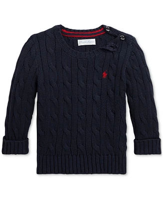 Polo Ralph Lauren Baby Cotton Cable-Knit Sweater