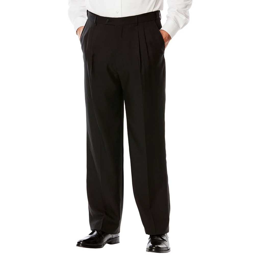 KingSize Big & Tall Easy Movement Pleat-Front Expandable Dress Pants