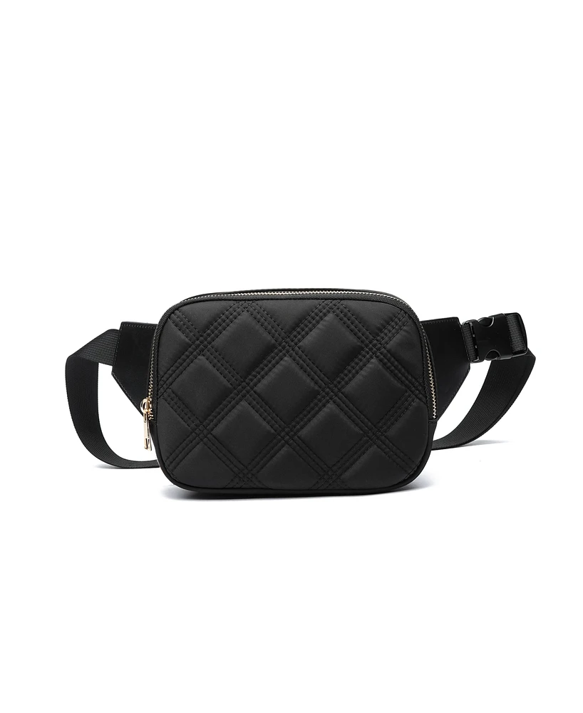 Like Dreams Structured Utility Quilted Nylon Fanny Pack