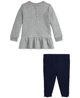 Polo Ralph Lauren Baby Bear Sweatshirt & Legging Set