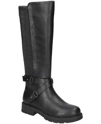 Easy Street Women's Austyn Plus Athletic Shafted Slip Resistant Tall Boots