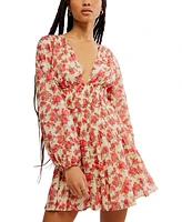 Free People Women's Keep You Smocked Mini Dress