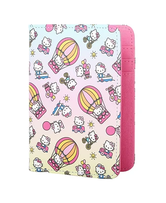 Hello Kitty Sanrio Passport Holder Travel Accessories Gifts - Gradient Hot Air Balloon