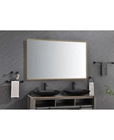 60X 36 Inch Led Mirror Bathroom Vanity Mirror With Backlight, Wall Mount Anti-Fog Memory Large