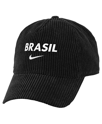 Nike Men's Black Brazil National Team Corduroy Club Flex Hat