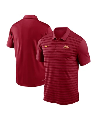 Nike Men's Cardinal Iowa State Cyclones 2024 Sideline Victory Coaches Performance Polo