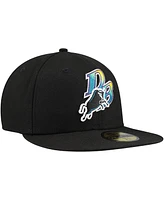 New Era Men's Black Durham Bulls Authentic Collection 59FIFTY Fitted Hat