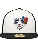 New Era Men's White Familia De Tacoma Copa La Diversion 59FIFTY Fitted Hat