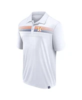 Fanatics Men's White Houston Astros Big Tall Victory For Us Interlock Polo Shirt