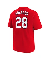 Nike Big Boys and Girls Nolan Arenado Red St. Louis Cardinals 2024 City Connect Name Number T-Shirt